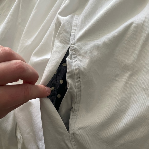 WHITE SHIRT DRESS - Picture 3 of 3